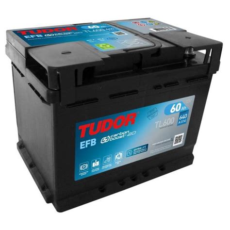 batteria tudor 60ah 600a|TUDOR TL600 Battery 12V 60Ah 640A B13 EFB Battery.